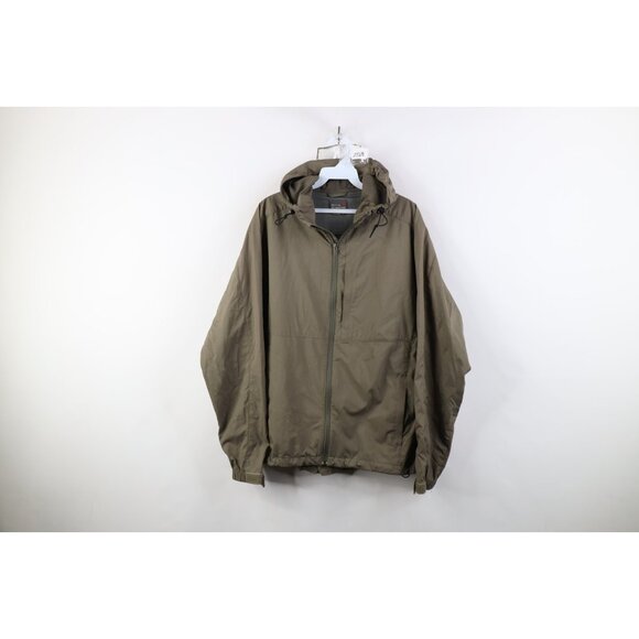 Royal Robbins Mens Medium Distressed Full Zip Hooded Windbreaker Rain Jacket - Picture 1 of 16